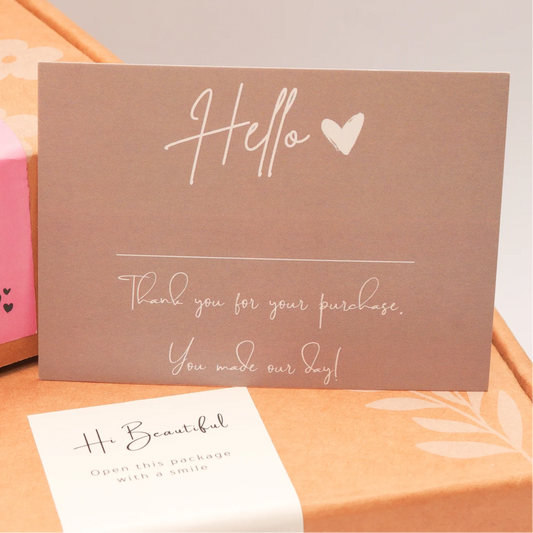 Hello - Thank you Card