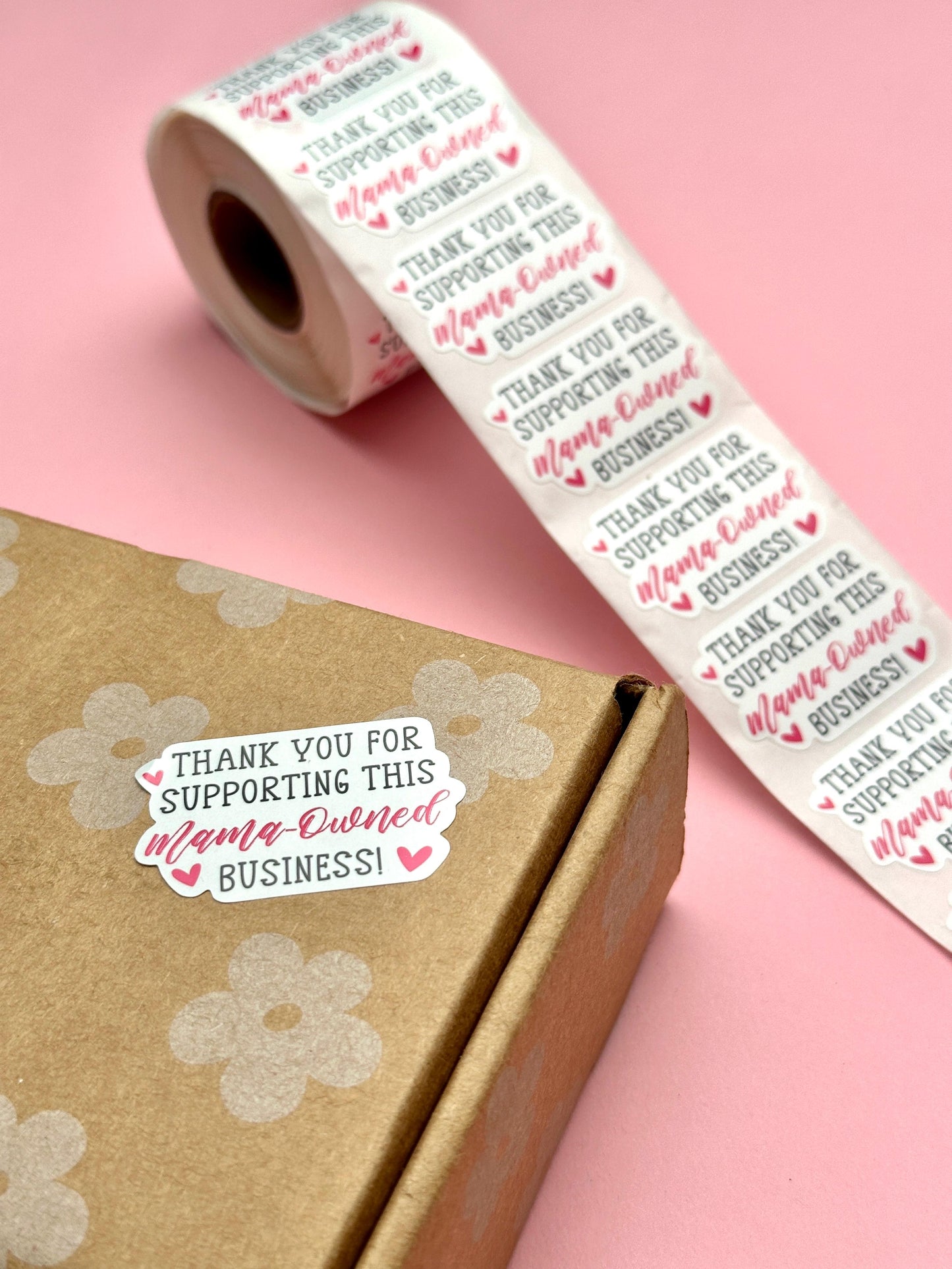 Mama-Owned Business Stickers