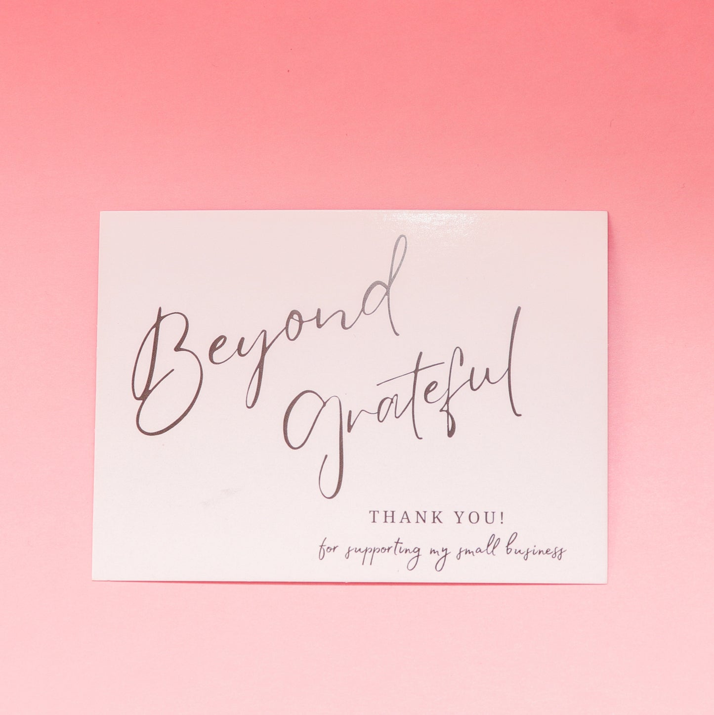 Beyond Grateful - Thank You Card