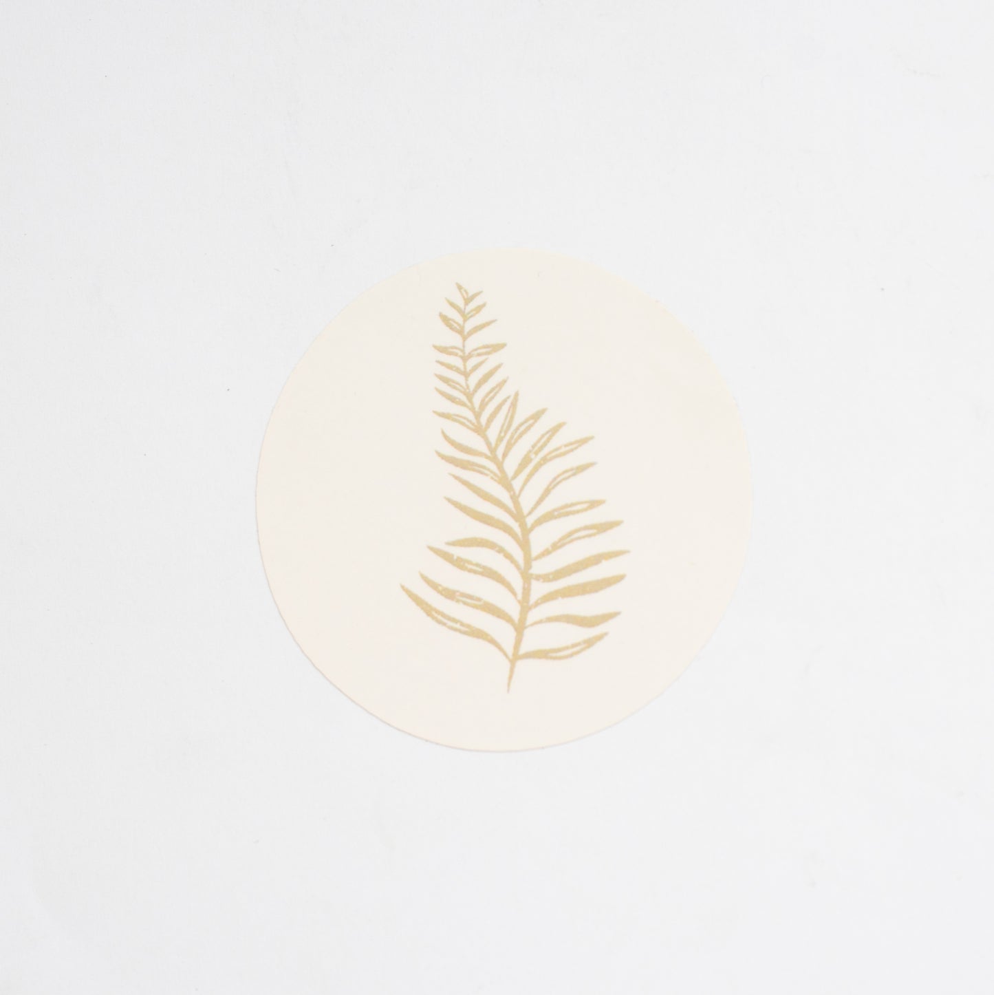 Leaf - Round Sticker